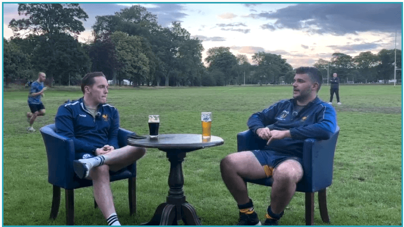 Navy & Old Gold - Lee Tennant